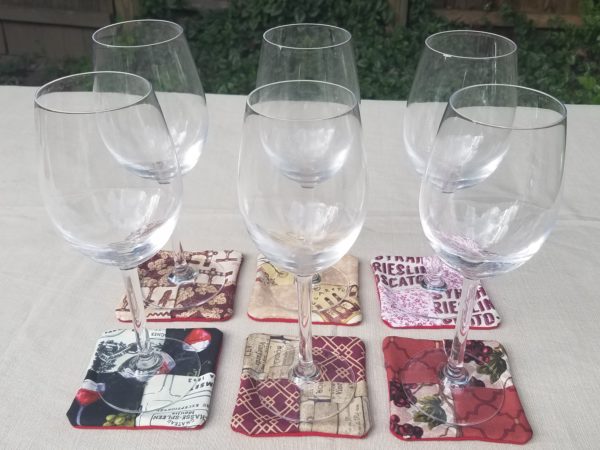 Wine Glass/Drink Coasters (Set of 6) - Image 4