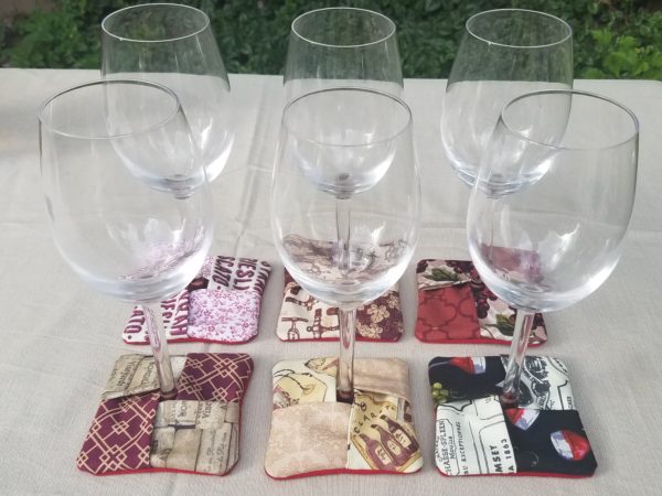 Wine Glass/Drink Coasters (Set of 6) - Image 3