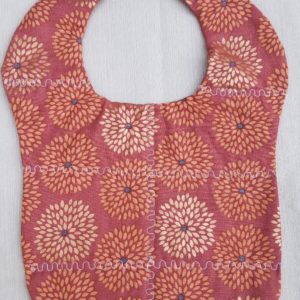 Reversible Large Bib - Gold Petals