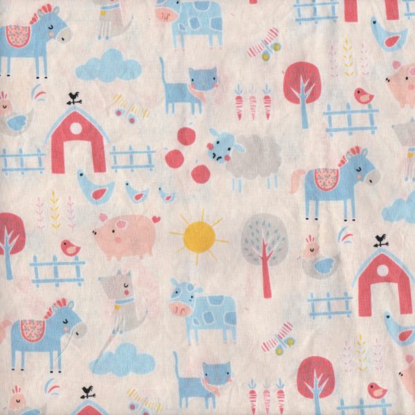 Made-For-You Reversible Bib-Farm Animals - Image 2