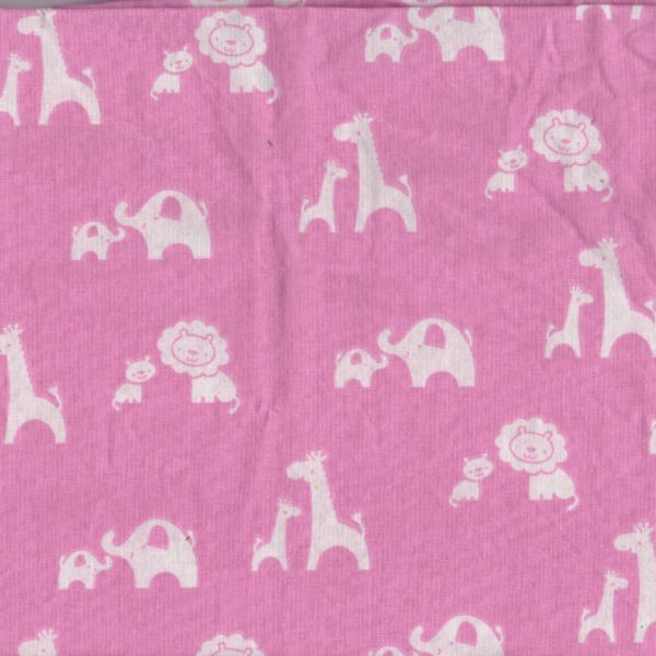 Made-For-You Reversible Bib-Pink Elephants - Image 3