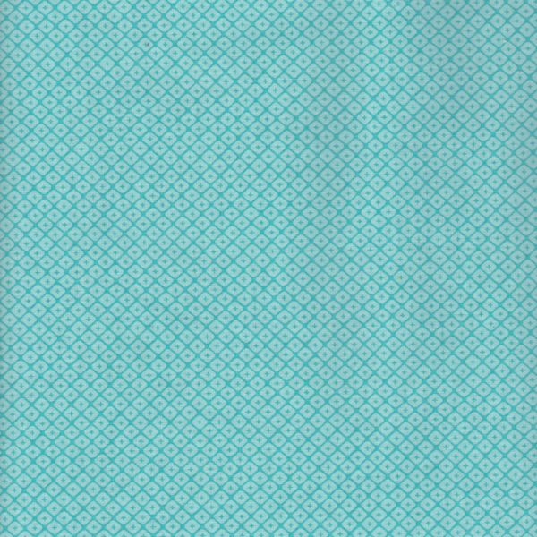 Made-For-You Reversible Bib-Aqua Florals - Image 3