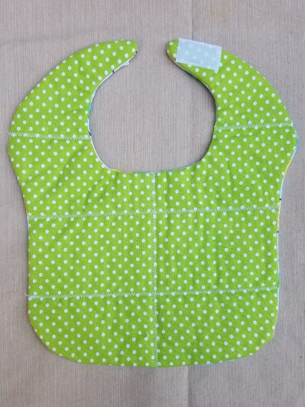 Reversible Small Bib - Rainy Day - Image 2