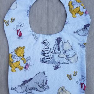 Reversible Large Bib - Winnie the Pooh (Licensed Fabric)